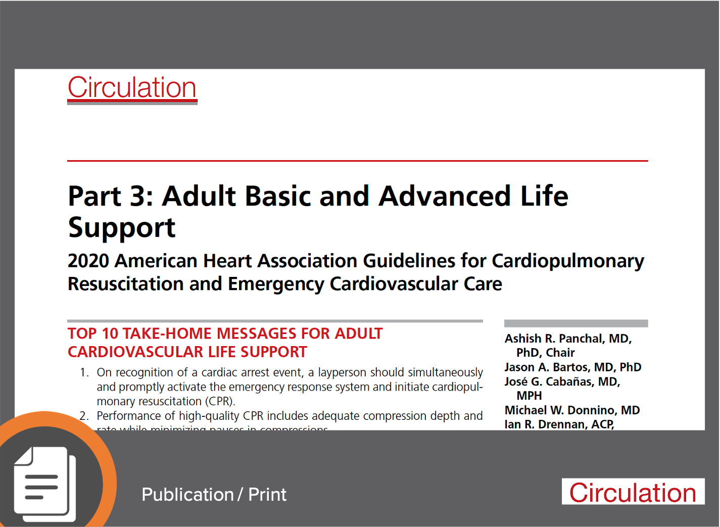 Adult Basic And Advanced Life Support 2020 Aha Guidelines For Cpr And