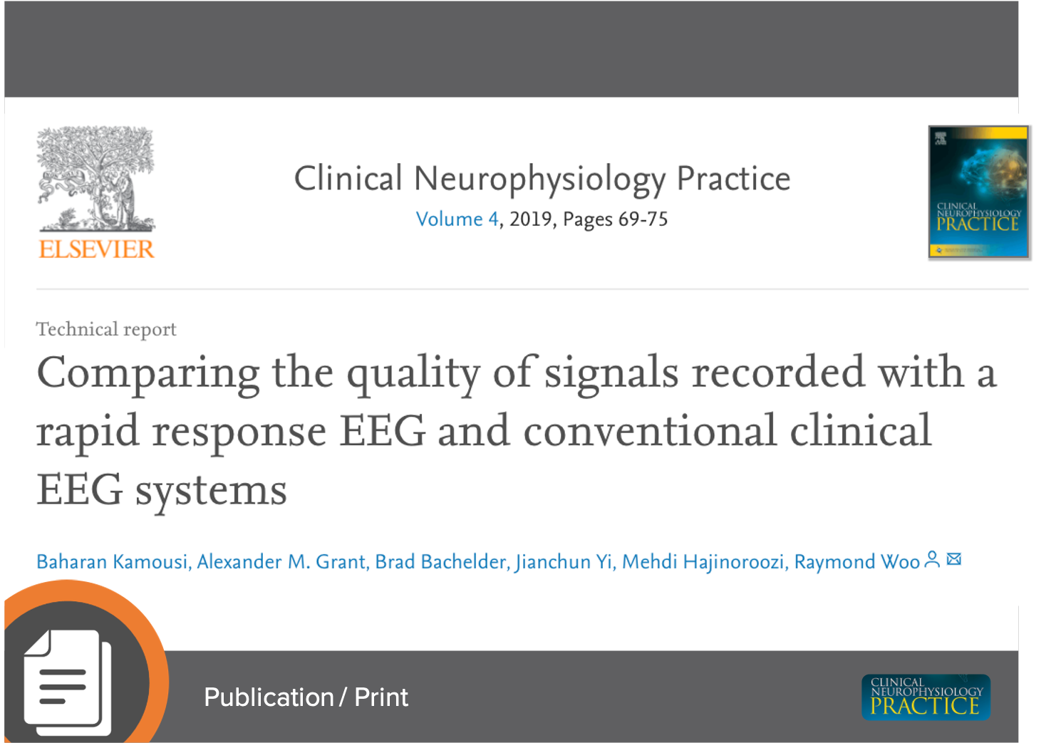 Ceribell Signal Quality Manuscript: Signals Recorded With Rapid Response EEG And Conventional EEG Systems