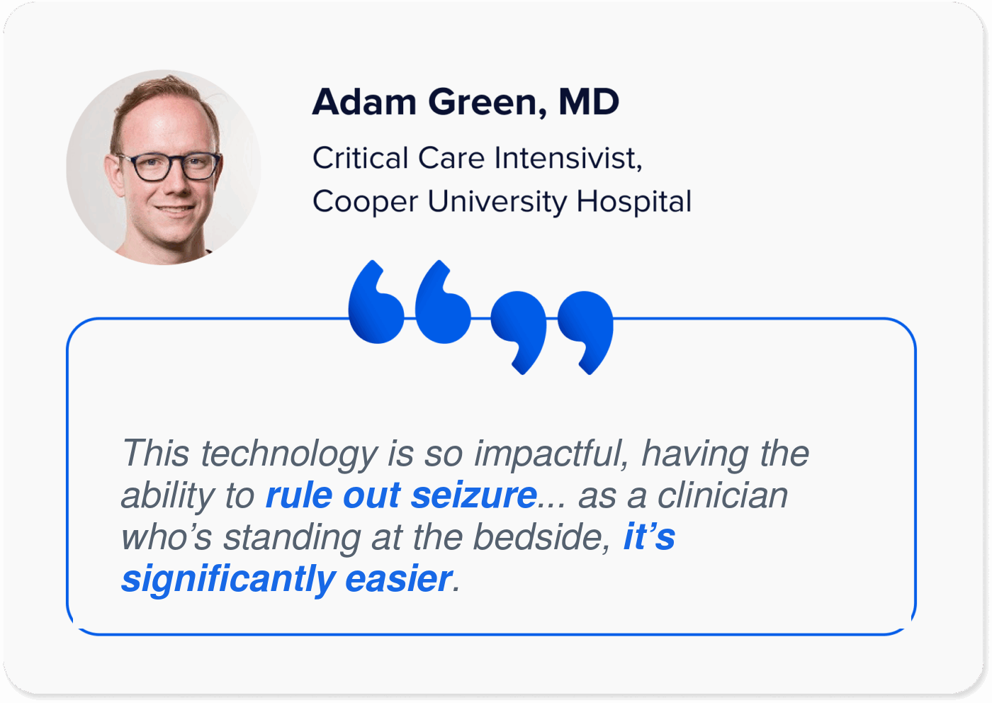 Adam Green, MD — Critical Care Intensivist, Cooper University Hospital